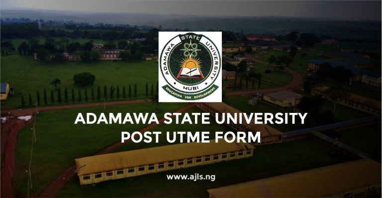Adamawa State University Post-UTME Form