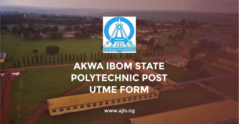 Akwa Ibom State Polytechnic Post-UTME Form