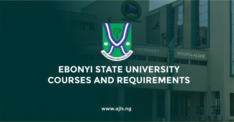 Ebonyi State University Courses