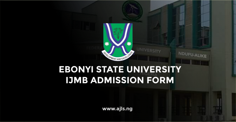Ebonyi State University IJMB Admission Form