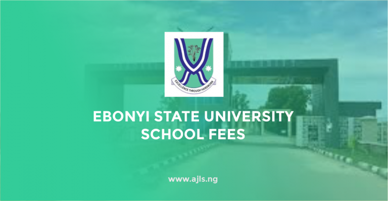 Ebonyi State University School Fees