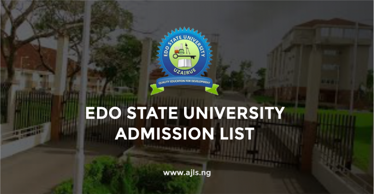 Edo State University Admission List