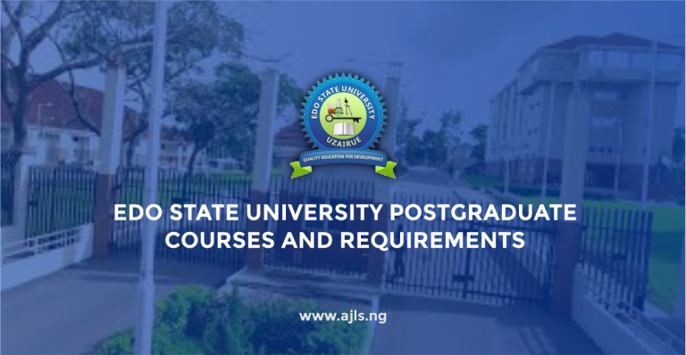 Edo State University Postgraduate Courses