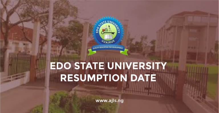 Edo State University Resumption Date