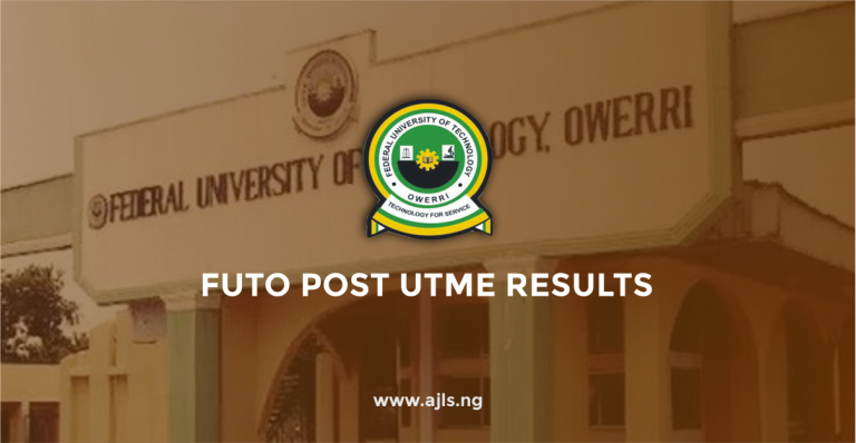 FUTO Post UTME Results