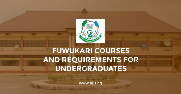 FUWUKARI Courses and Requirements