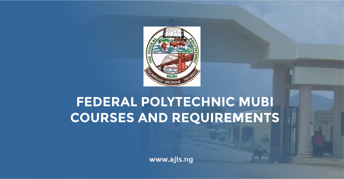 Federal Polytechnic Mubi Courses