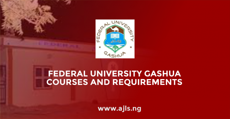 Federal University Gashua Courses