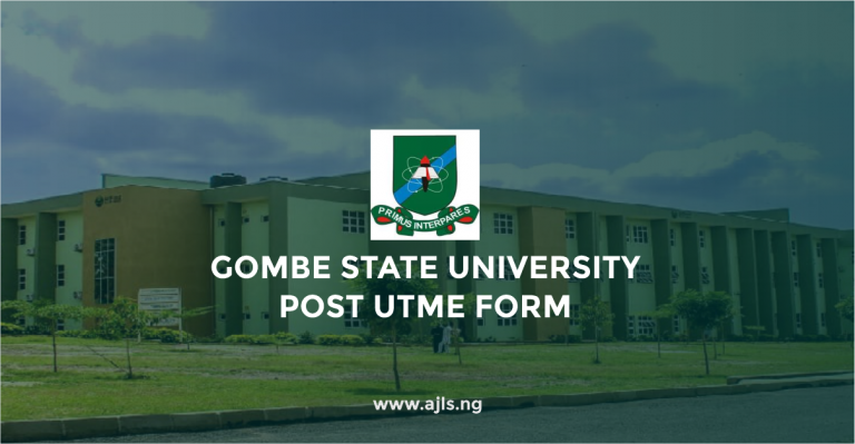 Gombe State University Post-UTME Form