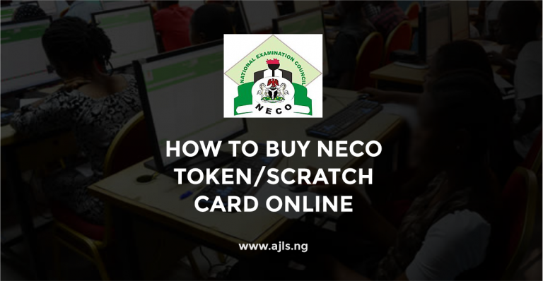 How To Buy NECO Token/Scratch Card Online