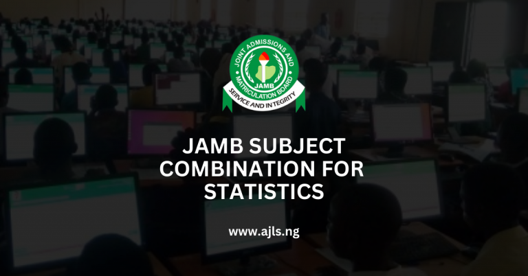 JAMB Subject Combination for Statistics