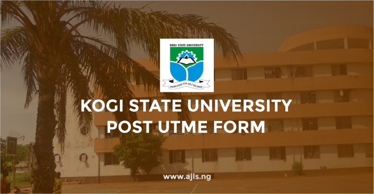 Prince Abubakar Audu University Post UTME Form