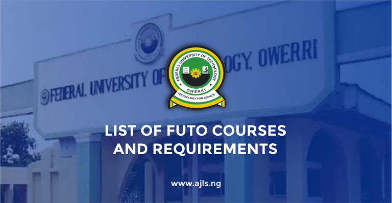 FUTO Courses
