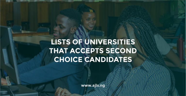 Universities That Accept Second Choice Candidates