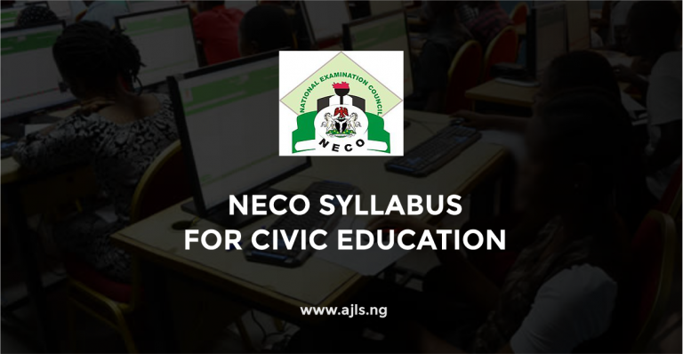 NECO Syllabus For Civic Education