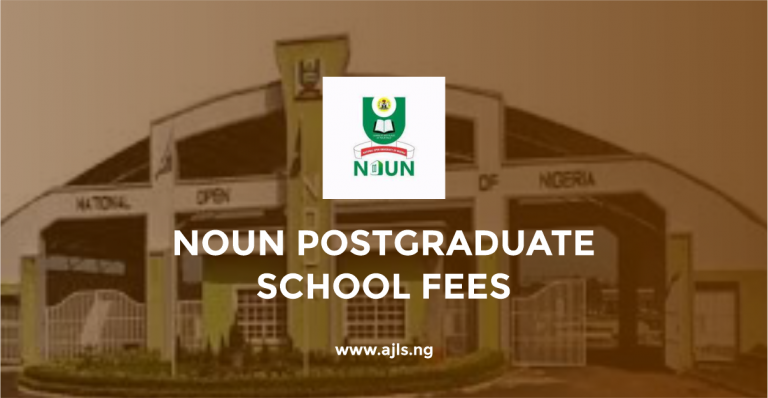 NOUN Postgraduate School Fees