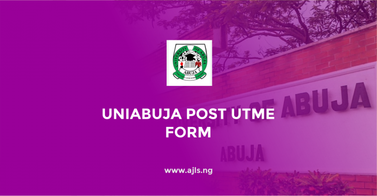 UNIABUJA Post-UTME Form