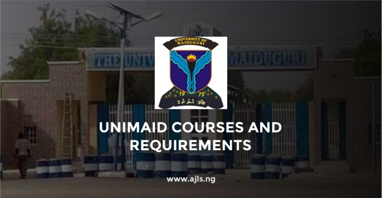 UNIMAID Courses and Requirements