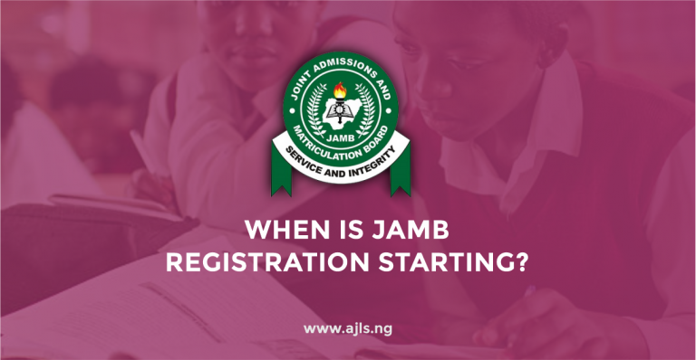 When is JAMB Registration Starting