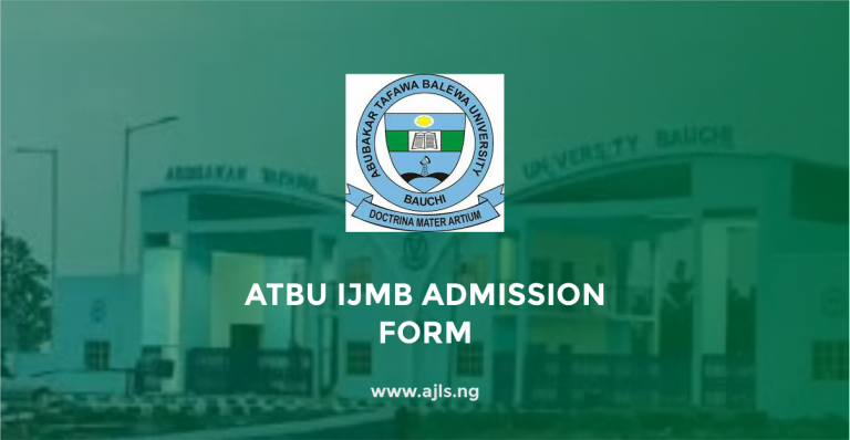 ATBU IJMB Admission Form