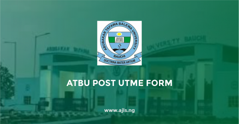 ATBU Post UTME Form