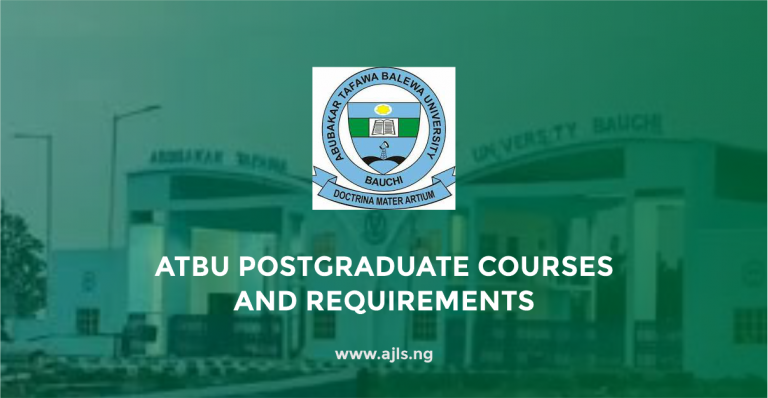 ATBU Postgraduate Courses