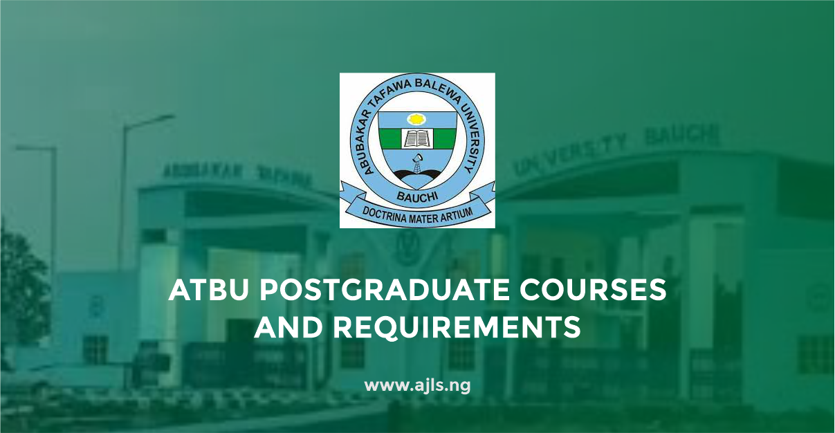 ATBU Postgraduate Courses