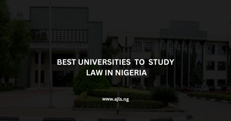Best Universities to Study Law in Nigeria