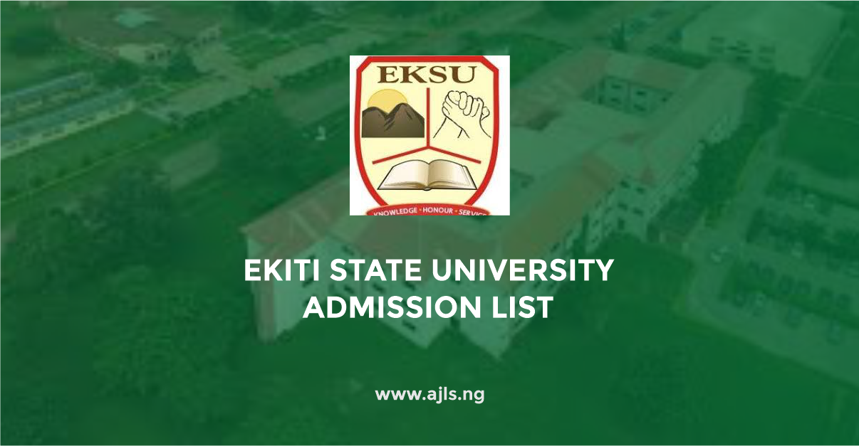 Ekiti State University Admission List
