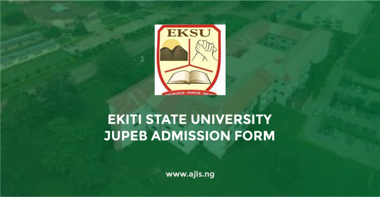 Ekiti State University JUPEB Admission Form