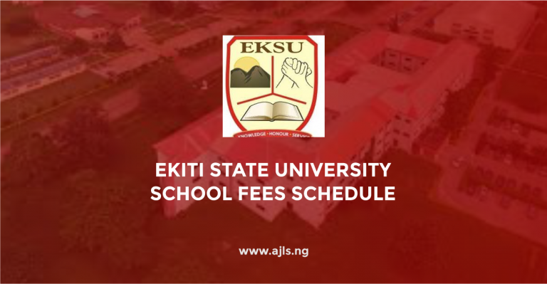 Ekiti State University School Fees