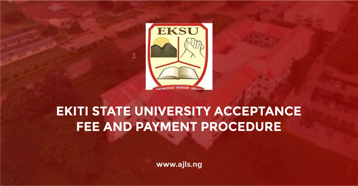 Ekiti State University Acceptance Fee
