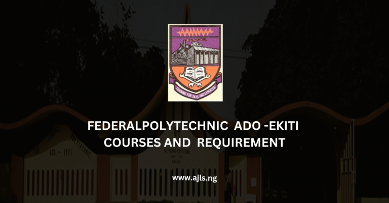 Federal Polytechnic Ado-Ekiti Courses