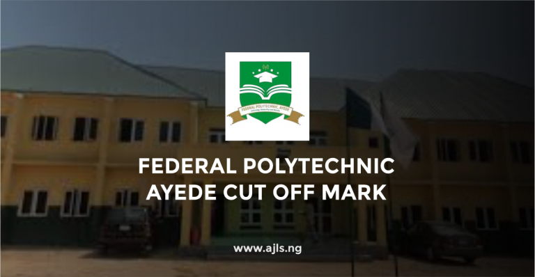 Federal Polytechnic Ayede Cut Off Mark