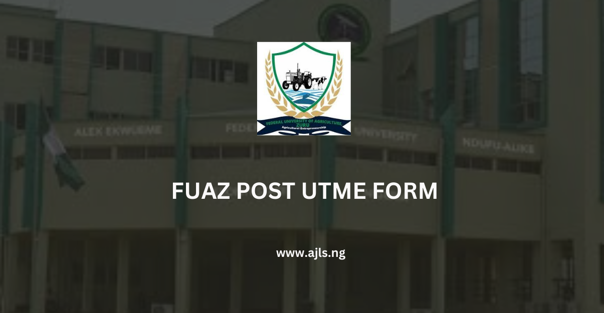 FUAZ Post-UTME Form