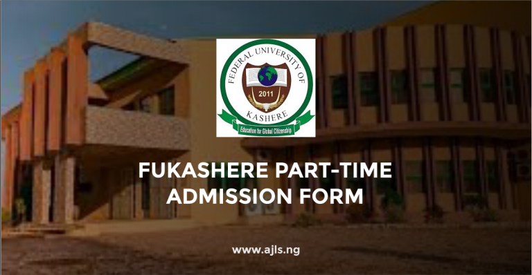 FUKASHERE Part-Time Admission Form