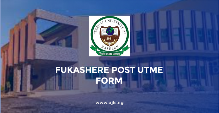 FUKASHERE Post-UTME Form