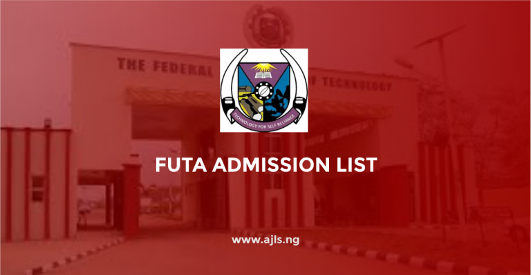 FUTA Admission List