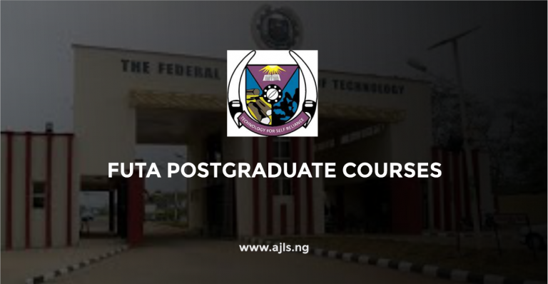 FUTA Postgraduate Courses