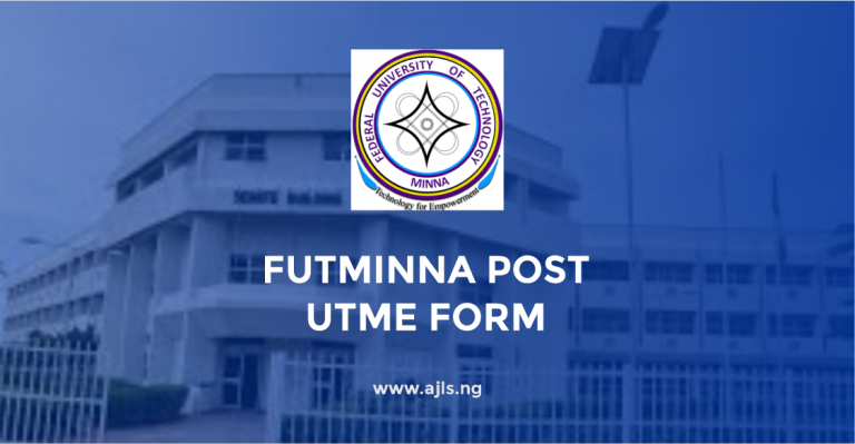 FUTMINNA Post UTME Form