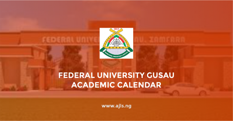 Federal University Gusau Academic Calendar
