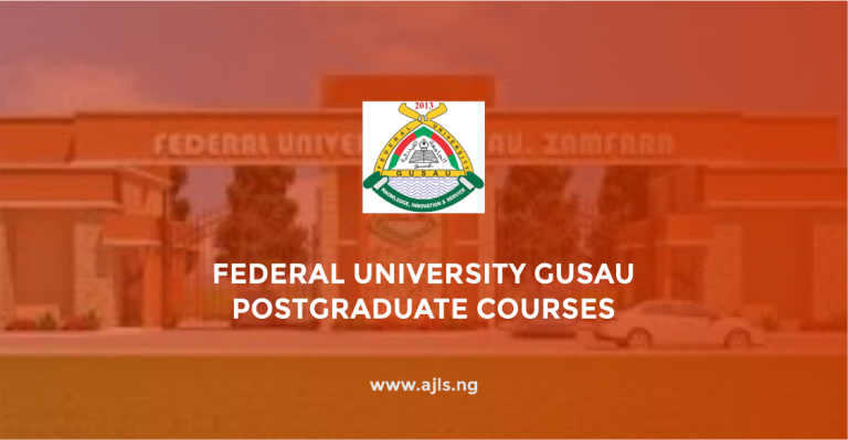 Federal University Gusau Postgraduate Courses