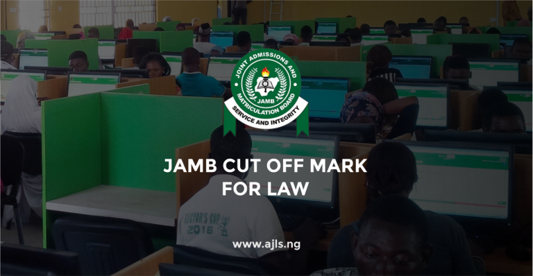JAMB Cut Off Mark for Law