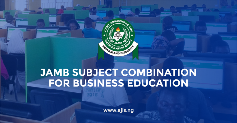 JAMB Subject Combination For Business Education