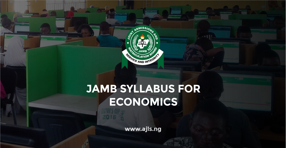 JAMB Syllabus for Economics