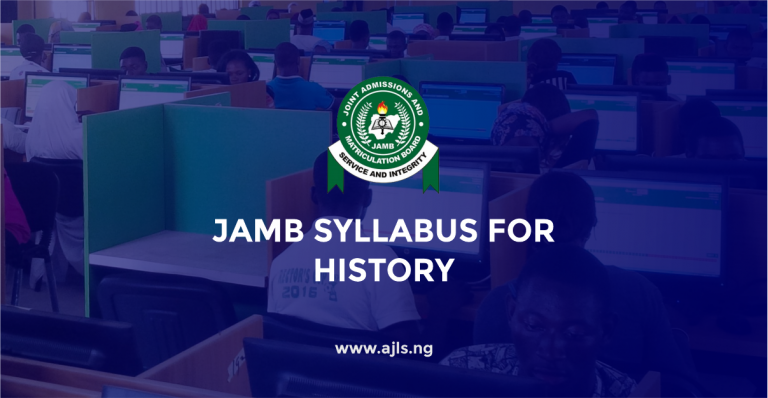 JAMB Syllabus For History