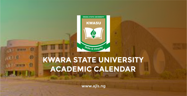 Kwara State University Academic Calendar