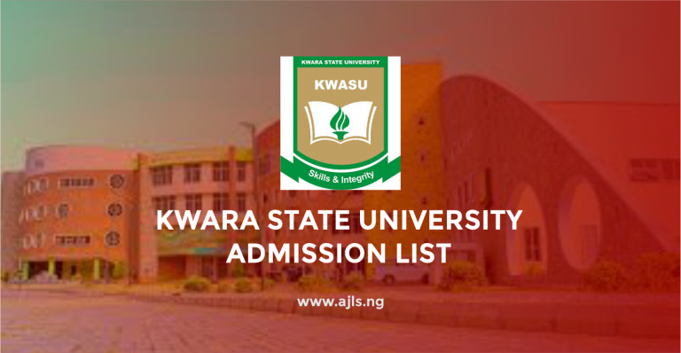 Kwara State University Admission List
