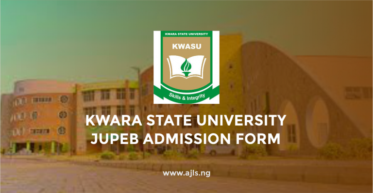 Kwara State University JUPEB Admission Form