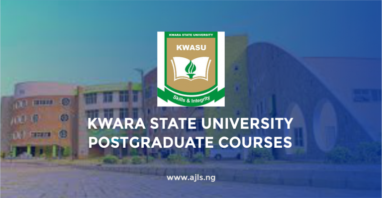 Kwara State University Postgraduate Courses
